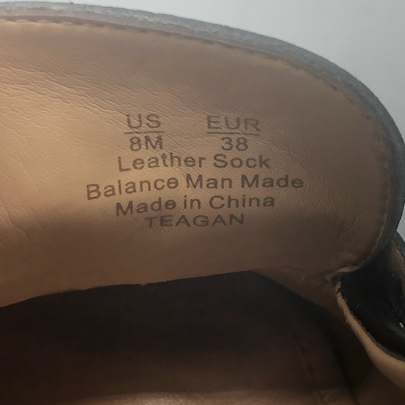 Sam Edelman Black Loafers with Gold Accents - Picture 3 of 7